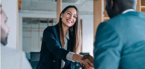 Woman and a Man Business Agreement