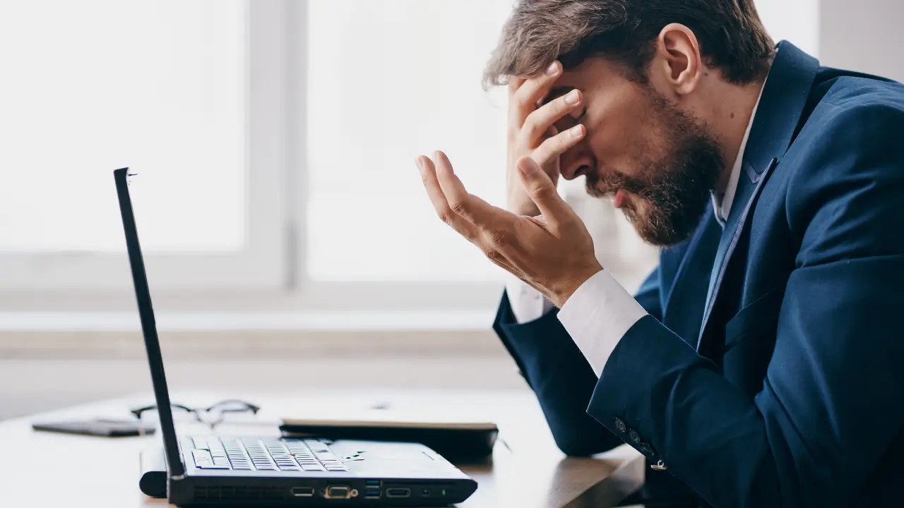 frustrated employee